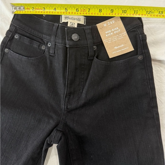 Madewell Black Wide Leg Jeans - Picture 4 of 9